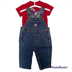 Carhartt Denim Overalls Set